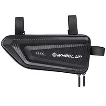 1.5L Waterproof Bike Front Frame Tube Front Triangle Saddle Bag Pouch Pannier MTB Cycling Bike Bag (Black)